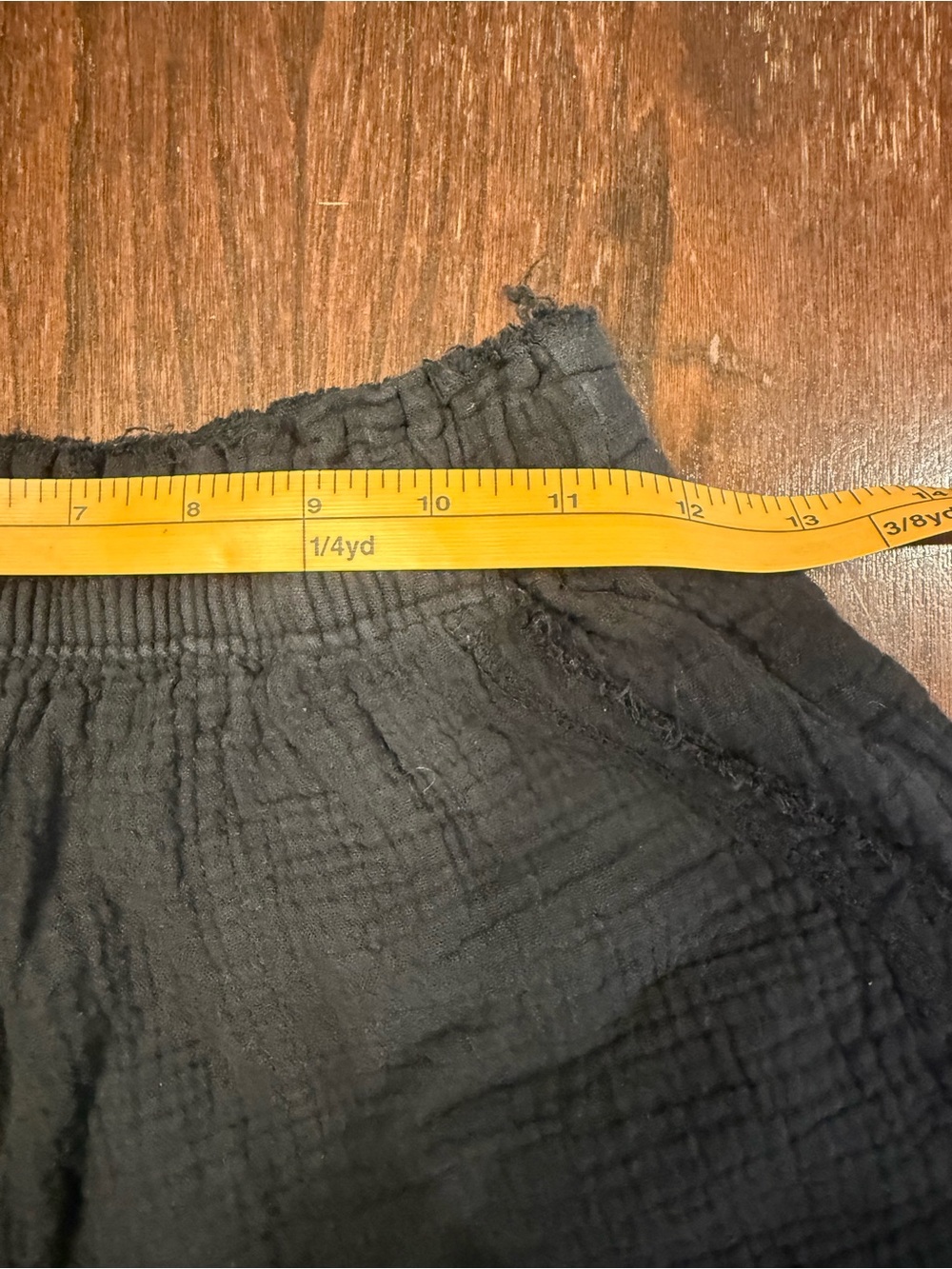 Aerie Gauzy High Waisted Short In Black Womens Size XS Cozy Lounge Beach Freyed - Picture 9 of 12